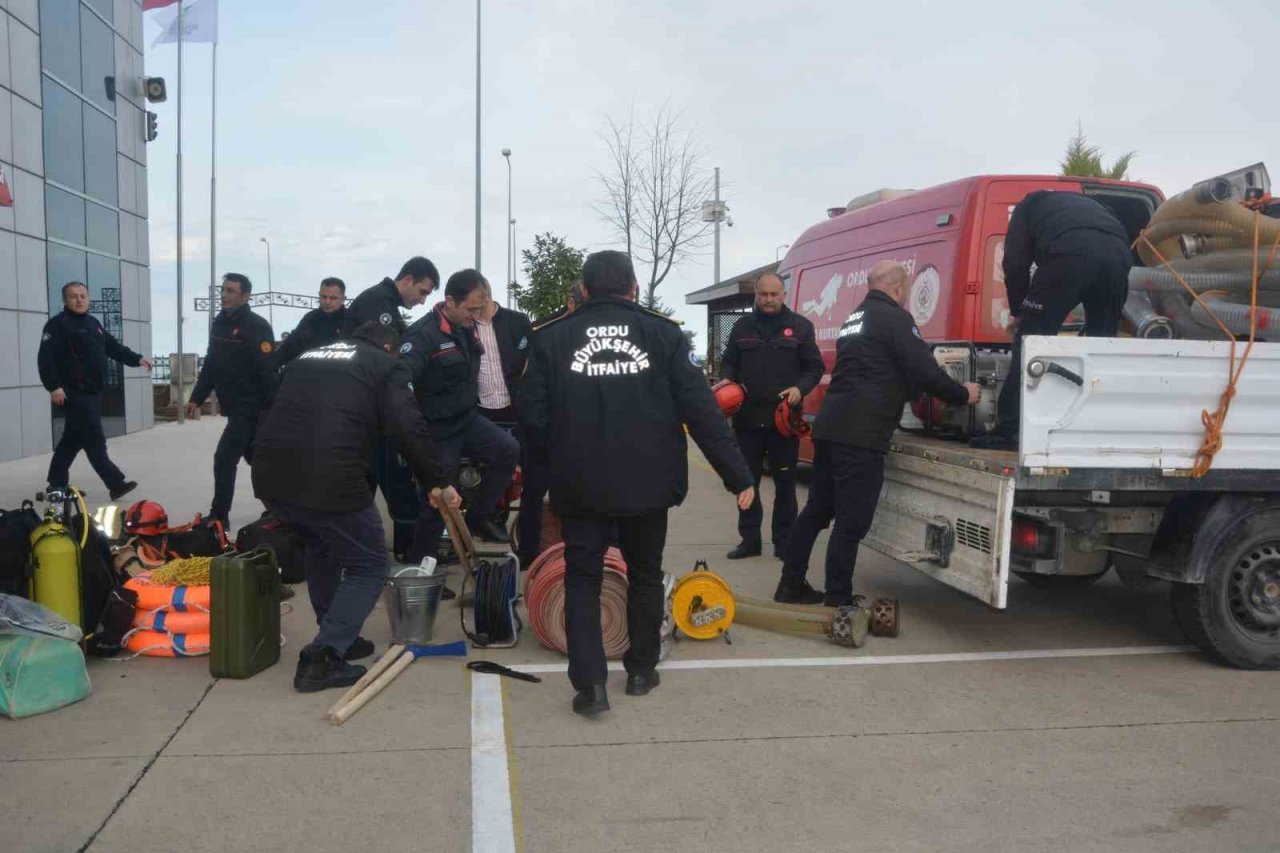 Ordu İtfaiyesi Şanlıurfa için seferber oldu