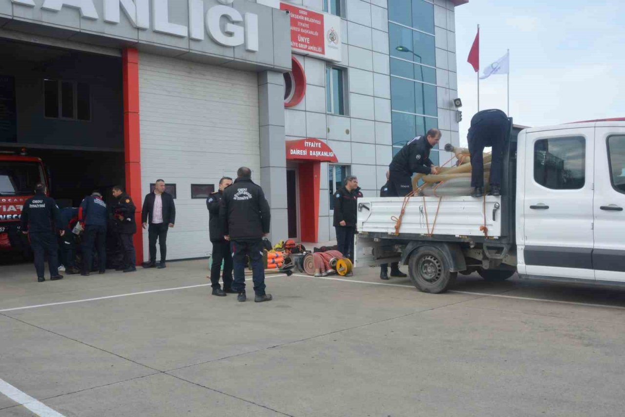 Ordu İtfaiyesi Şanlıurfa için seferber oldu