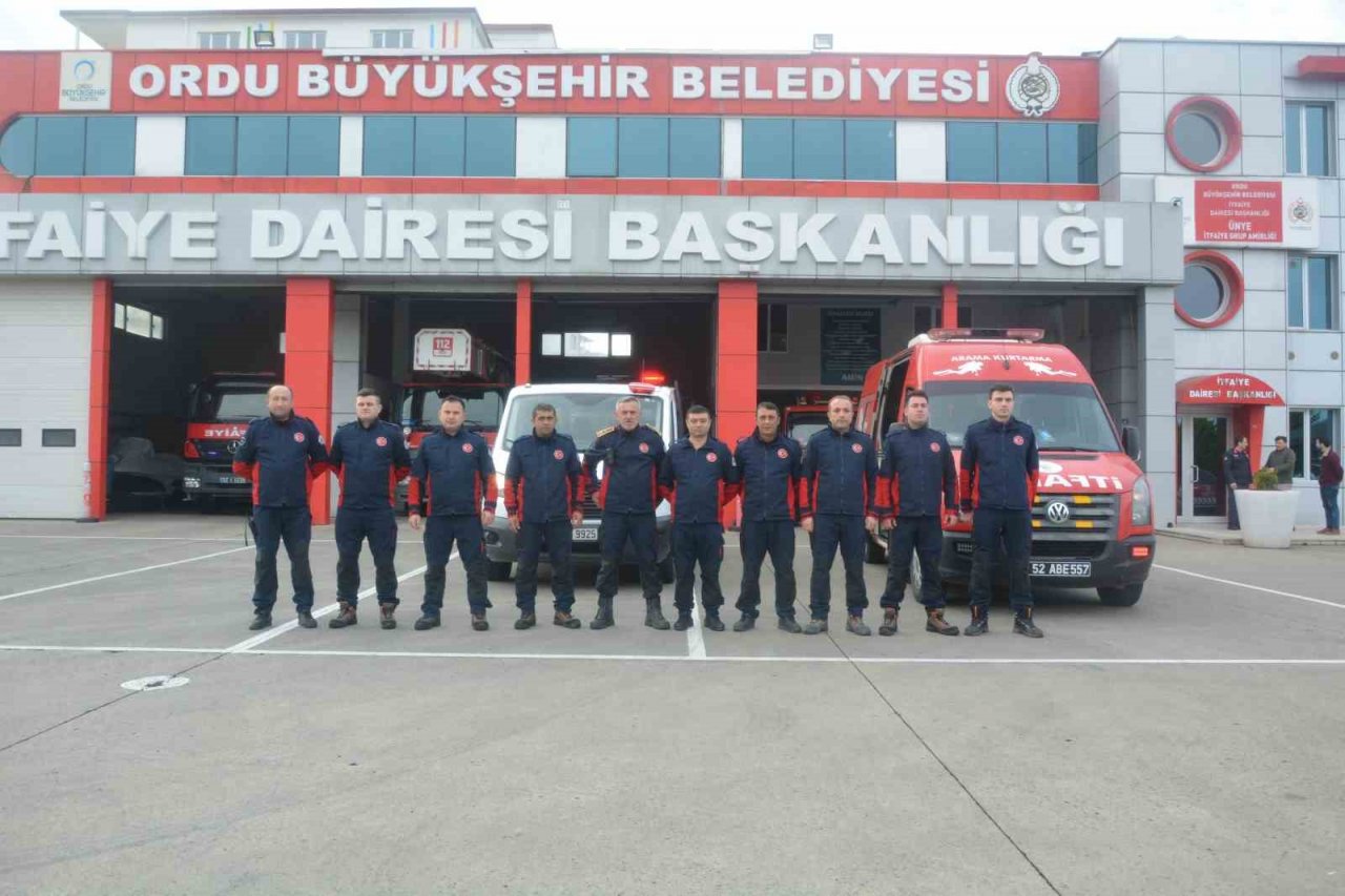 Ordu İtfaiyesi Şanlıurfa için seferber oldu