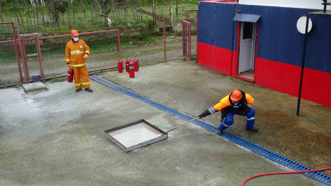 Midyeden yangın söndürücü toz ürettiler