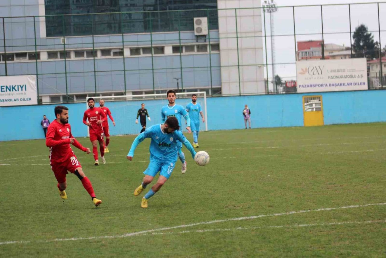 TFF 2. Lig: Pazarspor: 1 - Etimesgut Belediyespor: 1