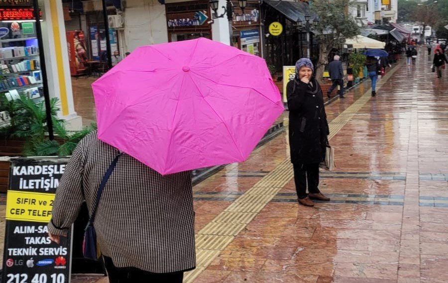 Aydın’da doluyla karışık sağanak yağış ekili oldu