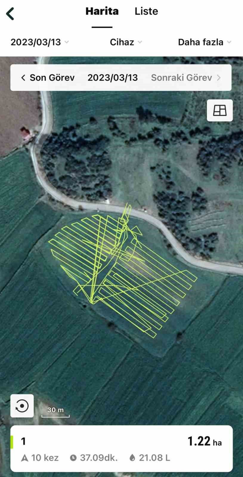 Zirai drone çiftçilerin hizmetinde