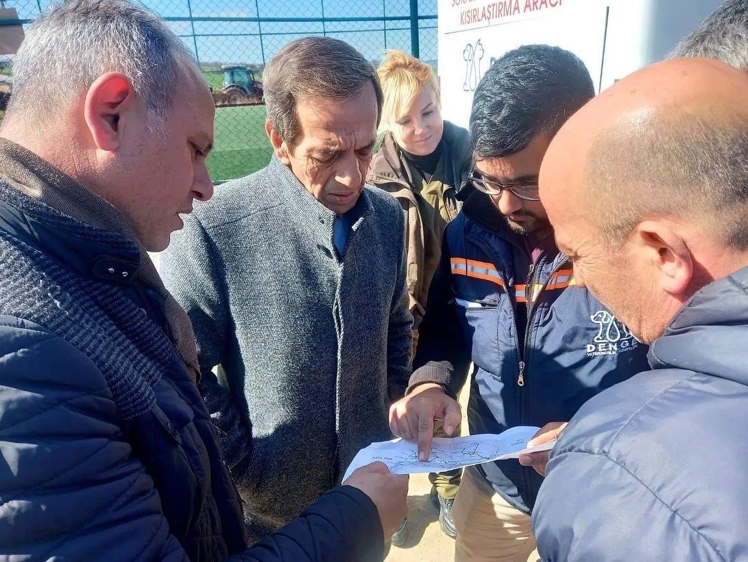 Sokak Hayvanlarını Yerinde Kısırlaştırma ve Rehabilitasyonu Projesi, Biga’daki köylerde devam ediyor