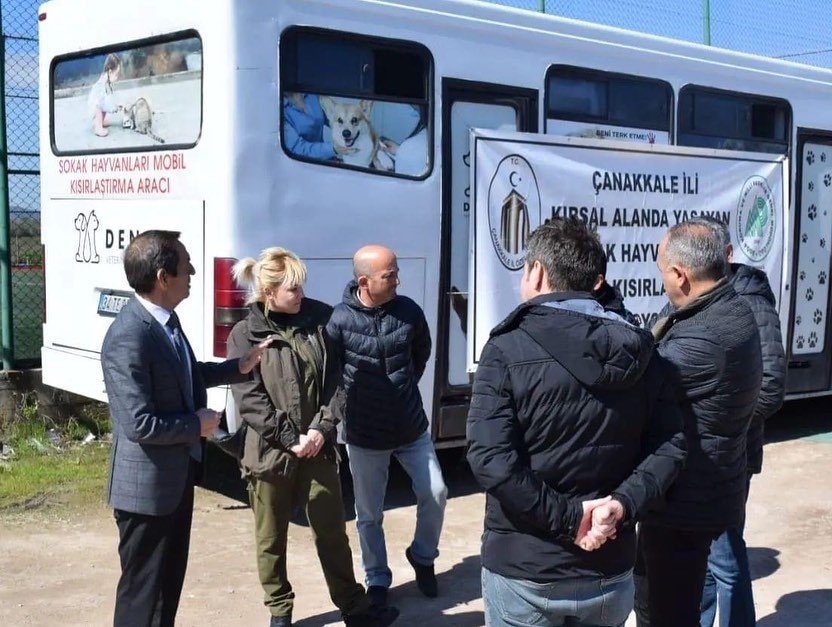 Sokak Hayvanlarını Yerinde Kısırlaştırma ve Rehabilitasyonu Projesi, Biga’daki köylerde devam ediyor