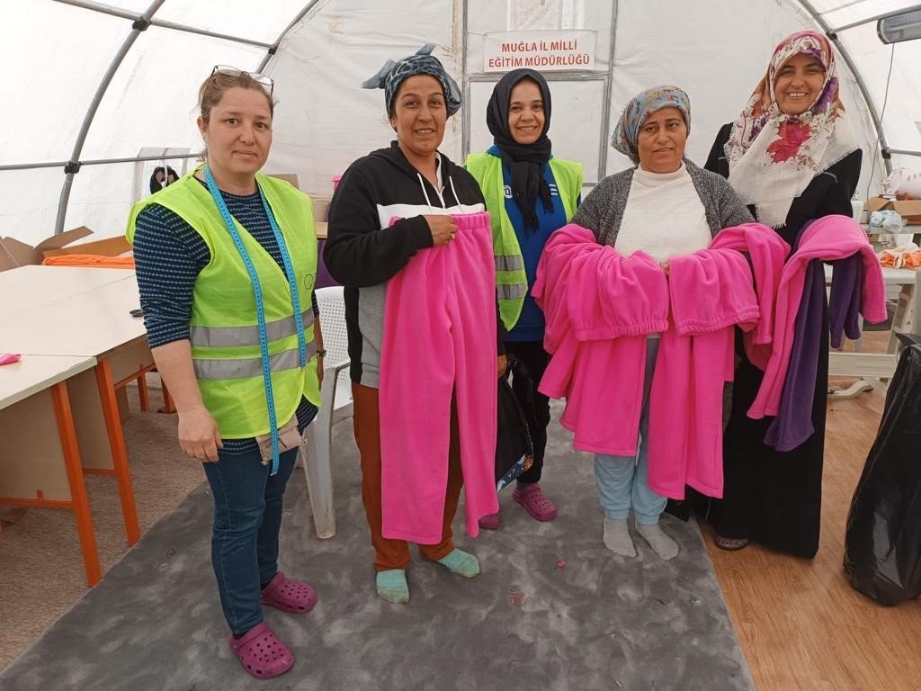 Muğla Milli Eğitim Müdürlüğü Islahiye’de dikiş atölyesi kurdu