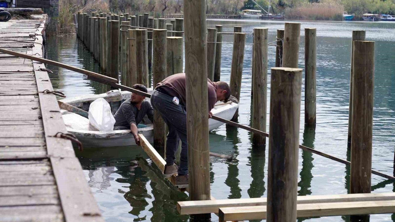 Dalyan yaz sezonuna hazırlanıyor