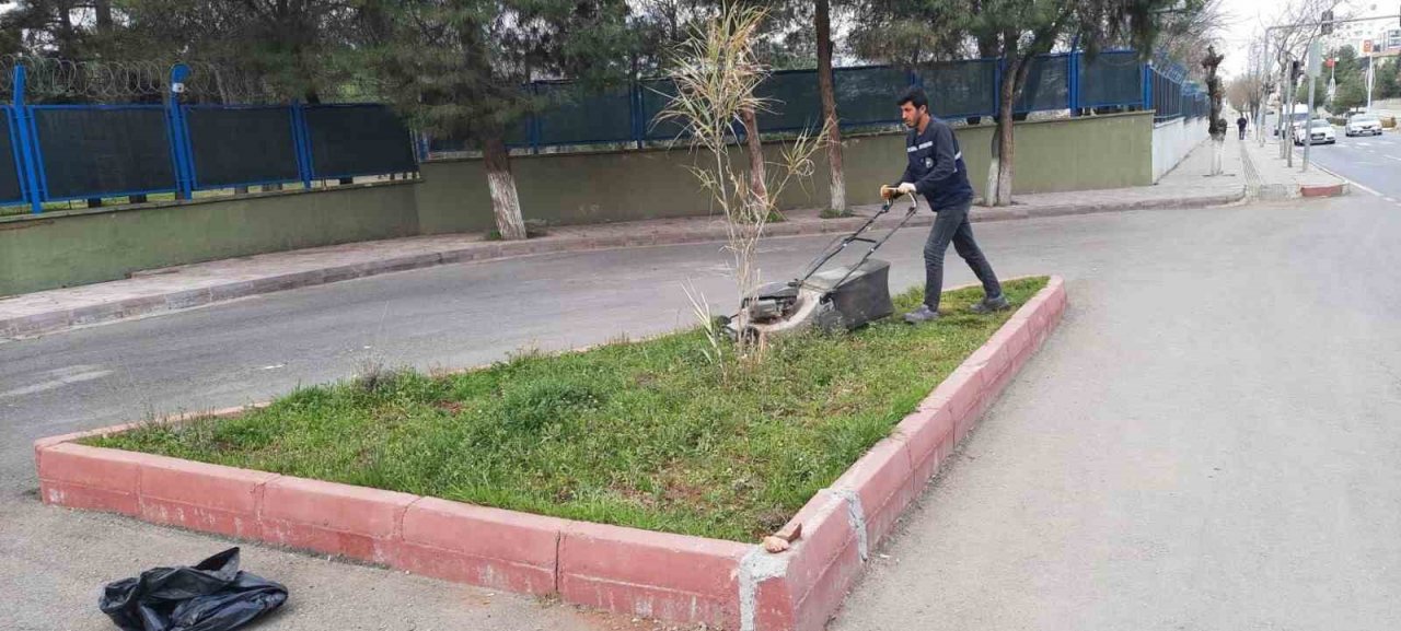 Siirt’te park ve bahçelerde temizlik ve bakım çalışmaları başlatıldı