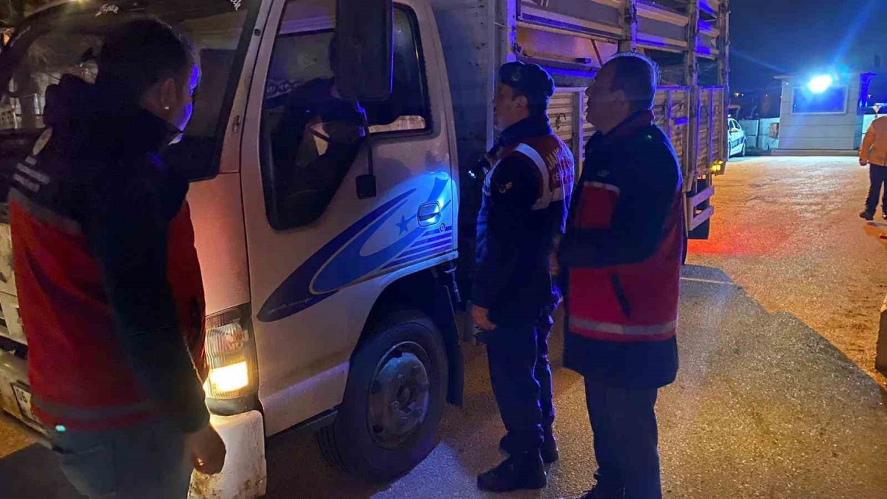 Aksaray jandarması "şap" denetiminde