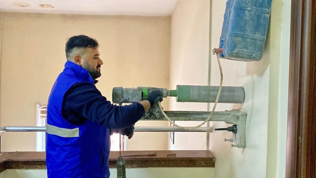 Ardahan’da bina dayanıklılık testi uygulaması başladı