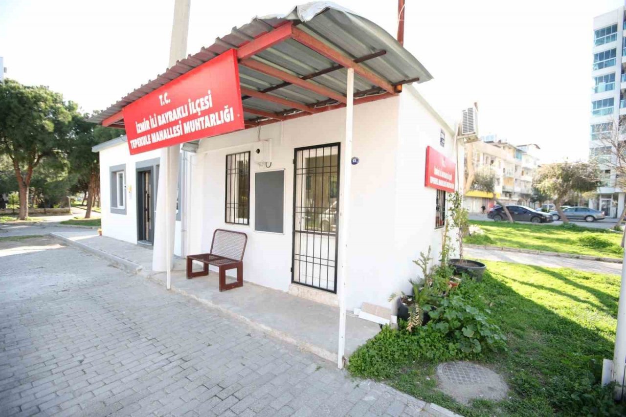 Bayraklı’da 5 muhtarlık binası daha yenilendi