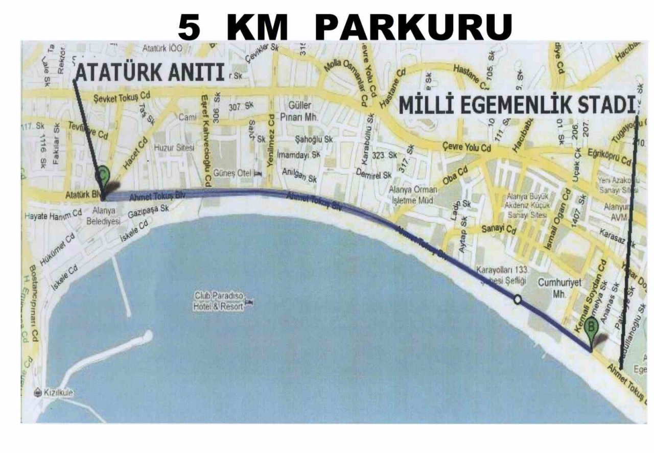 23. Alanya Atatürk Halk Koşusu ve yarı maratonu yapılacak