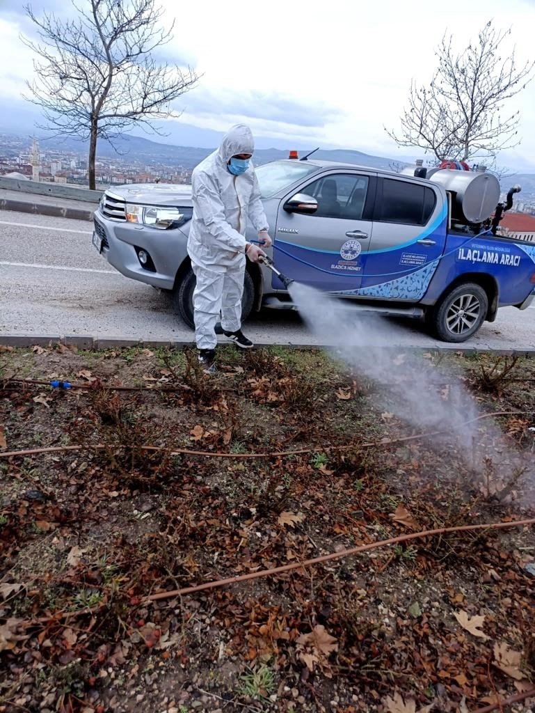 Elazığ’da ilaçlama çalışmaları sürüyor