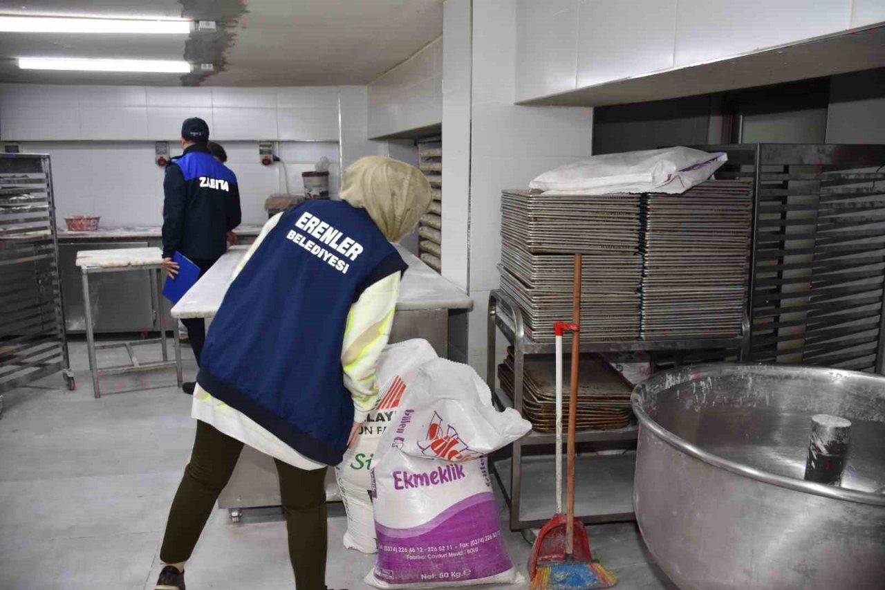 Ramazan Ayı öncesi zabıta ekiplerinden fırınlarda denetim