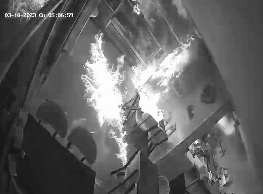 Kundaklama şüphelisi adli kontrol şartıyla serbest bırakıldı