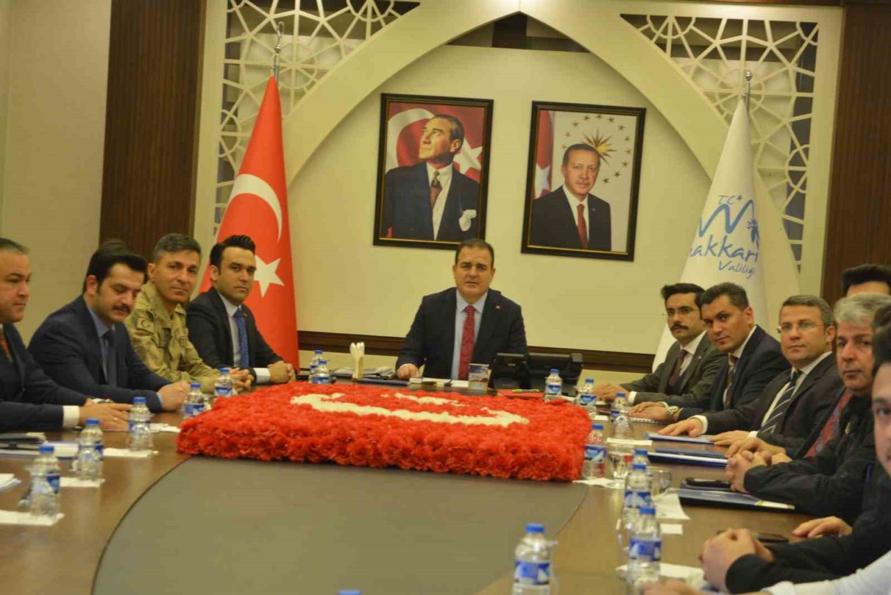 Hakkari’de seçim güvenliği toplantısı yapıldı
