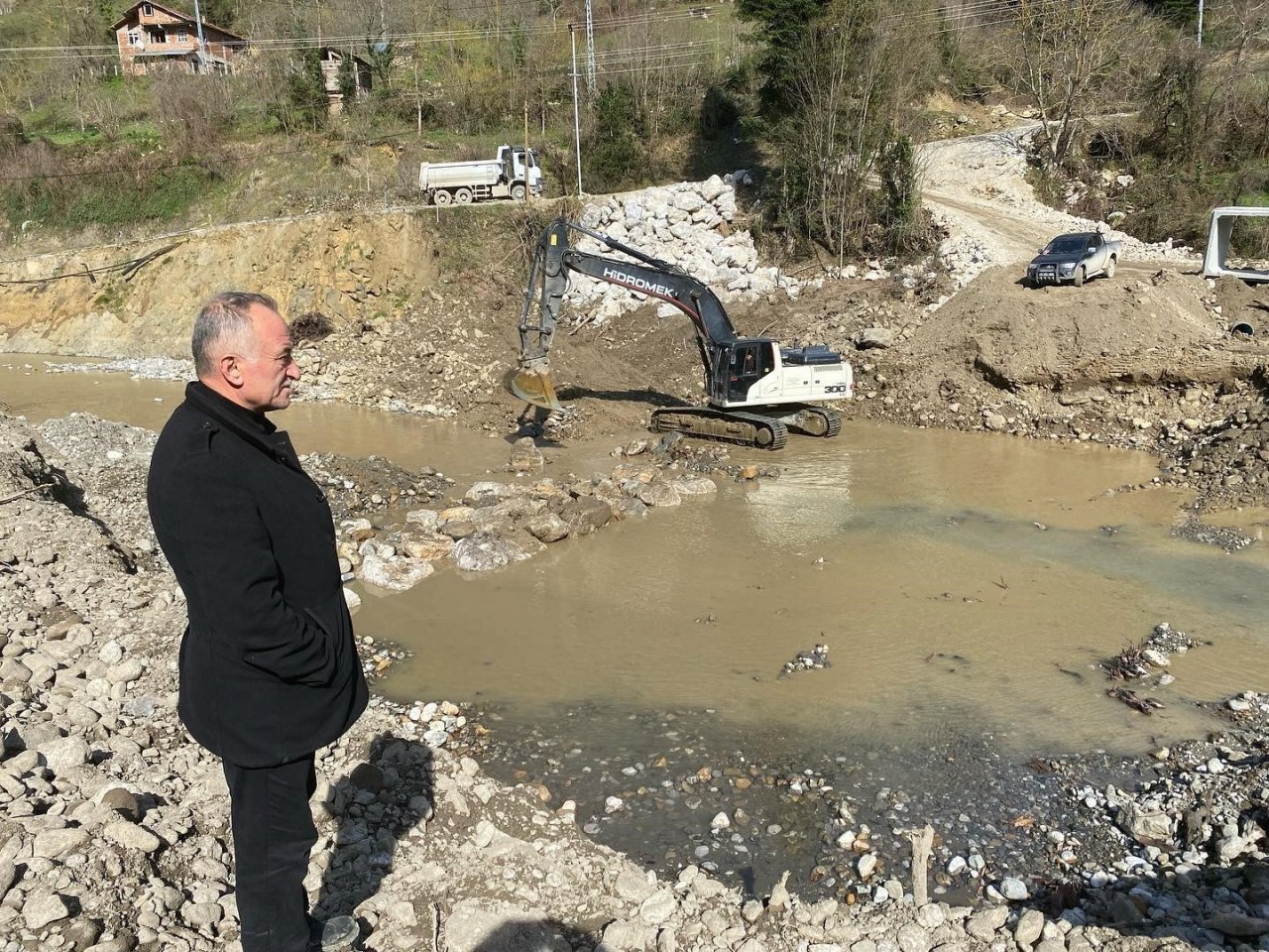 Kastamonu’da vatandaşların mahsur kaldığı köyde çalışma başlatıldı