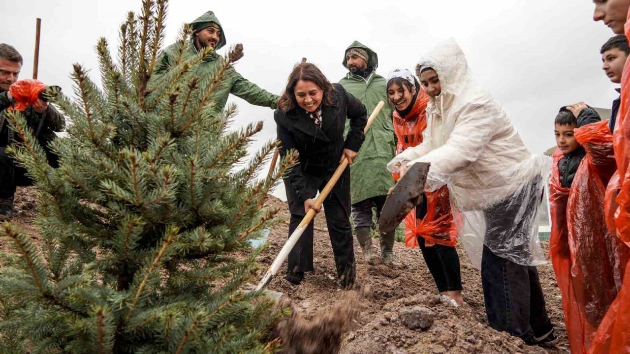 6 Şubat 2023 Deprem Şehitleri Hatıra Ormanı’nda 435 fidan toprakla buluştu