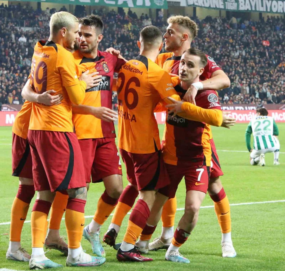 Konyaspor 12 hafta sonra gol attı ve lider Galatasaray'ı yendi