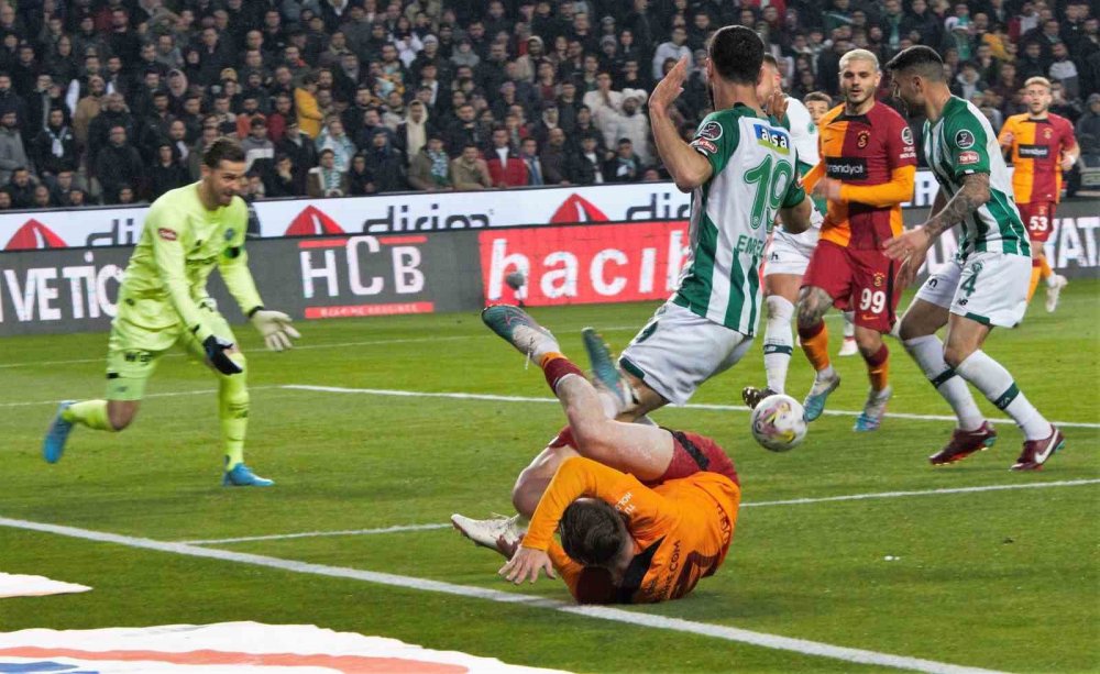 Konyaspor 12 hafta sonra gol attı ve lider Galatasaray'ı yendi