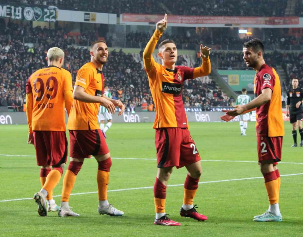 Konyaspor 12 hafta sonra gol attı ve lider Galatasaray'ı yendi