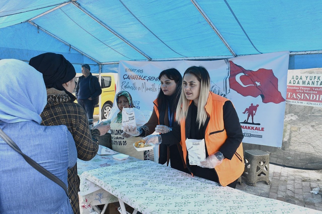 Kuşadası Belediyesi’nden Çanakkale Şehitleri İçin Lokma Hayrı