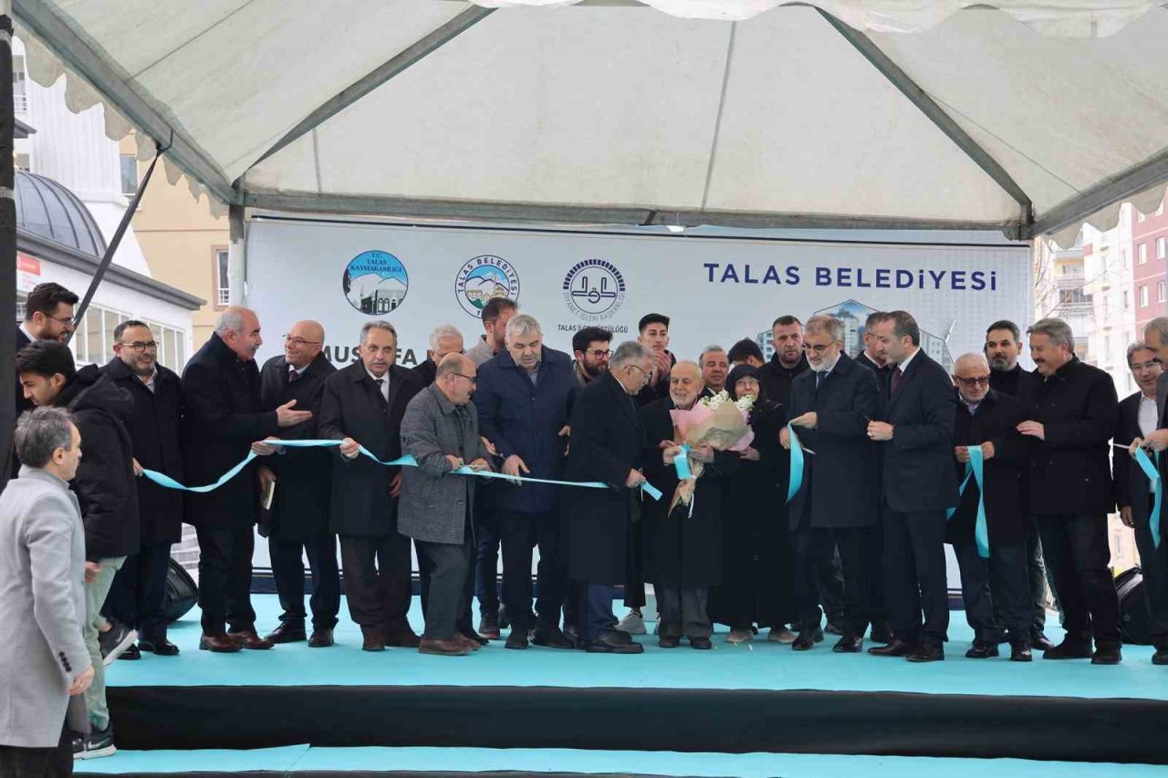 Talas Büyükperdah Camii Yoğun Katılımla Açıldı