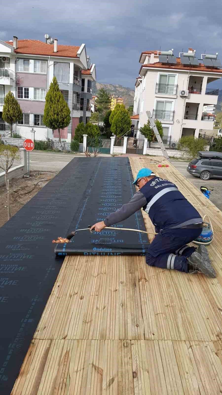 Ortaca’nın yeşil alanlarında ’Bahar’ bakımı