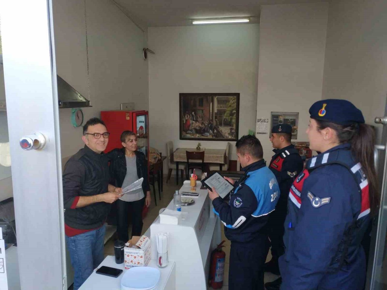 Zabıtadan kırsal bölgedeki iş yerlerine ruhsat denetimi