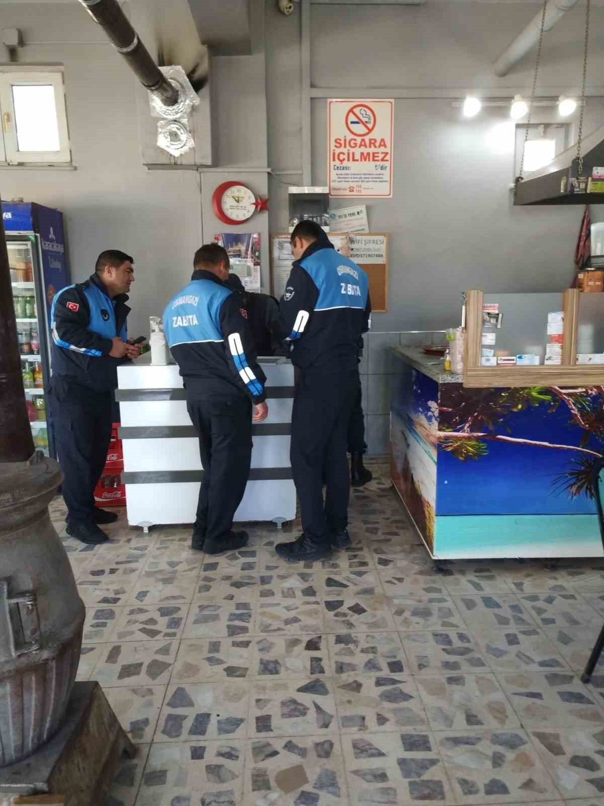 Zabıtadan kırsal bölgedeki iş yerlerine ruhsat denetimi