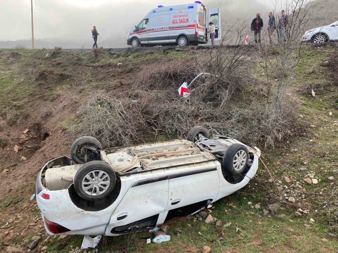 Tunceli’de trafik kazası: 3 yaralı