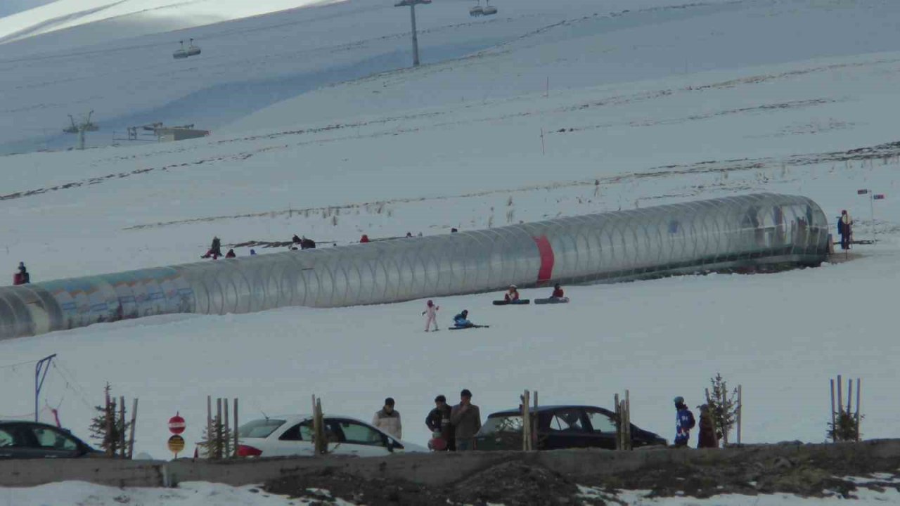 Erciyes’te sezon tüm hızıyla devam ediyor