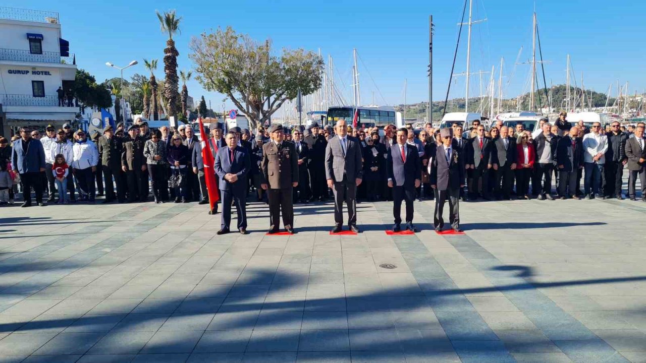 Bodrum’da Çanakkale Zaferi’nin 108. yılı kutlandı