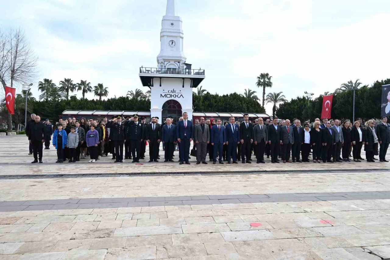 Çanakkale Deniz Zaferi’nin 108. yılı Kemer’de törenle kutlandı