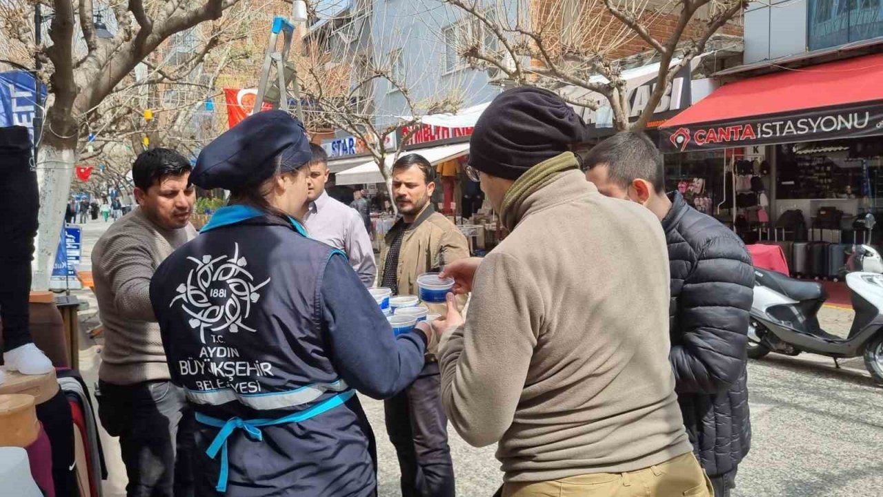 Aydın Büyükşehir Belediyesi’nden şehitler için helva hayrı