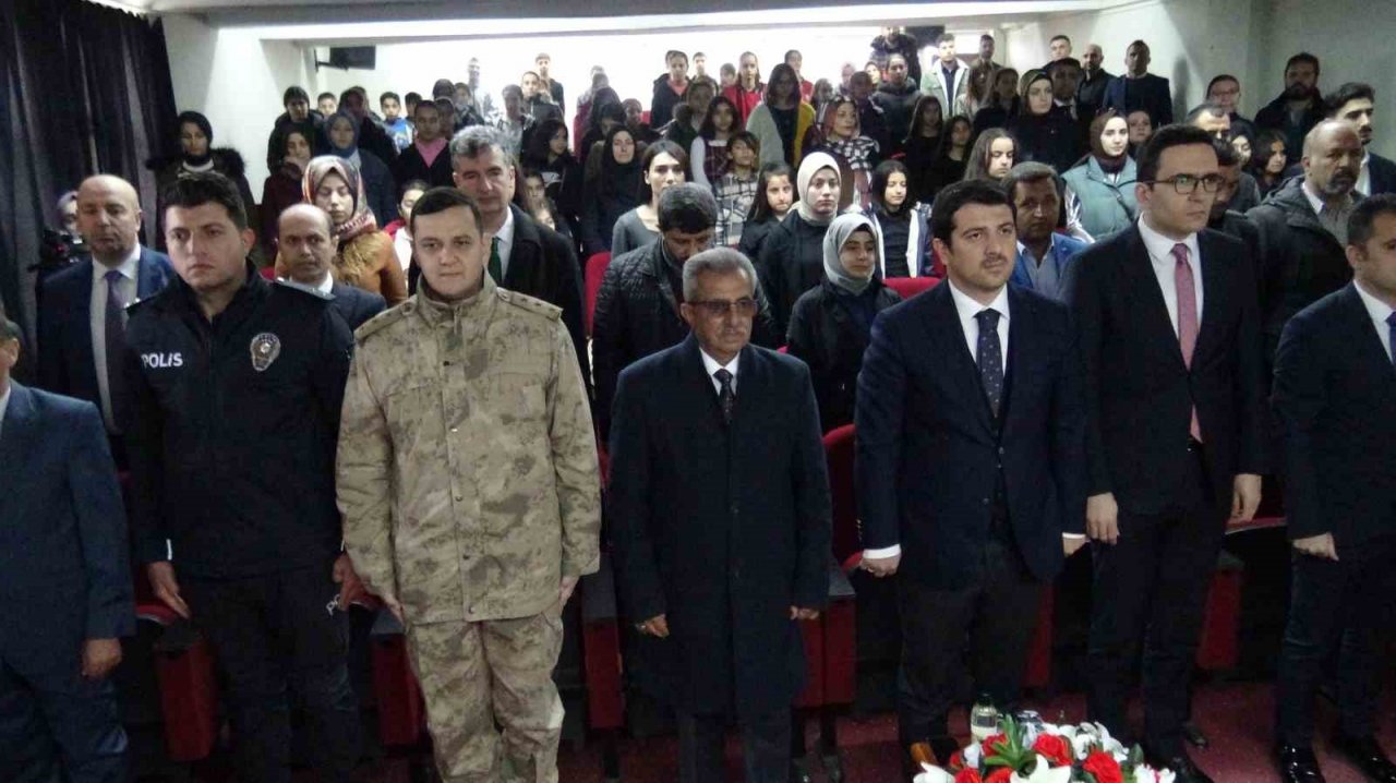 Gercüş’te 18 Mart Şehitleri Anma Günü ve Çanakkale Zaferi kutlandı