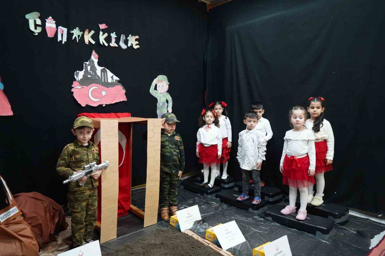 Minikler Çanakkale Zaferi’ni böyle kutladı
