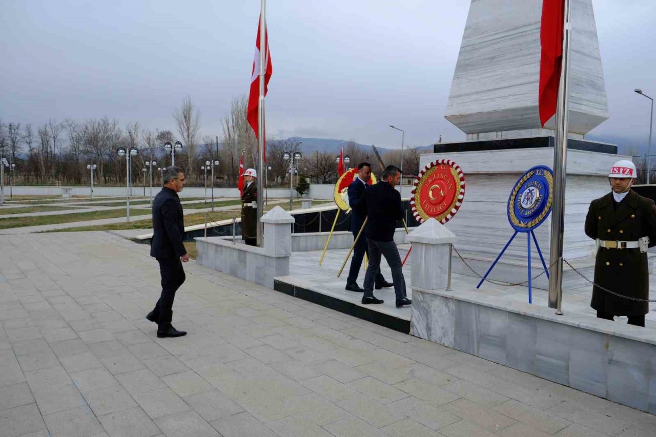 Erzincan’da 18 Mart Çanakkale Zaferi ve şehitler anıldı