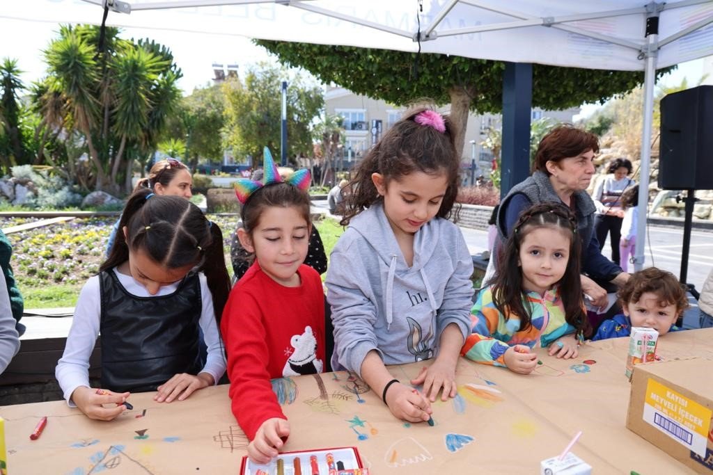 Marmaris’te çocuklar eğlenceyle buluştu