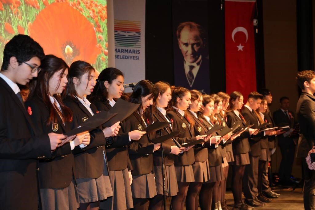 Marmaris’te Çanakkale Zaferi törenlerle kutlandı