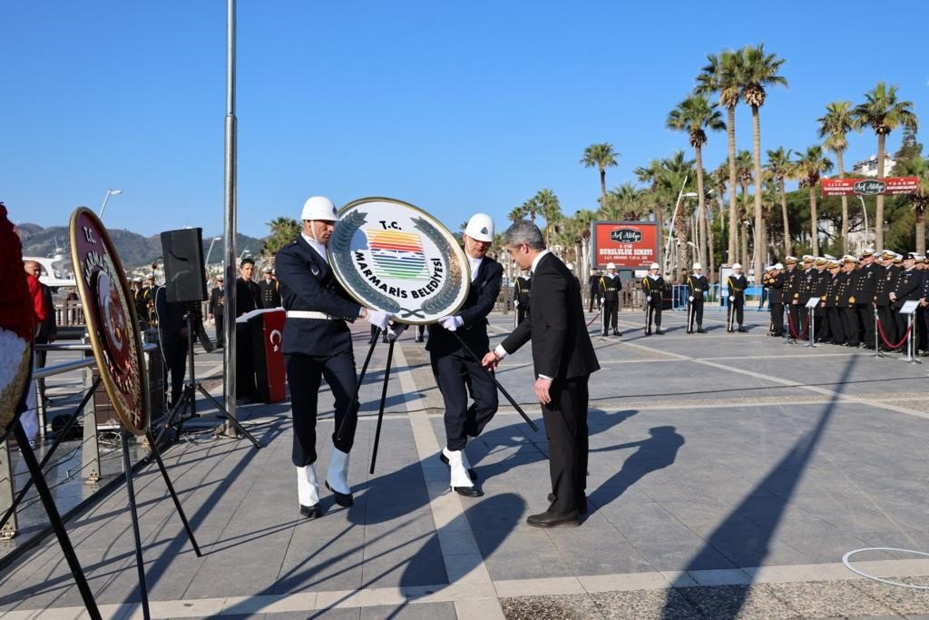 Marmaris’te Çanakkale Zaferi törenlerle kutlandı