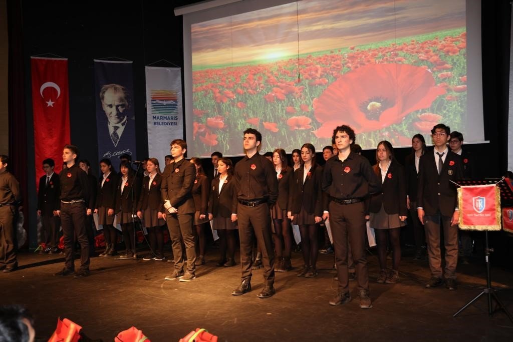 Marmaris’te Çanakkale Zaferi törenlerle kutlandı