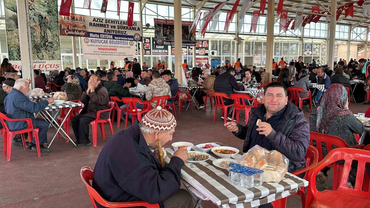 Pamukören’de şehitler için keşkek hayrı düzenlendi