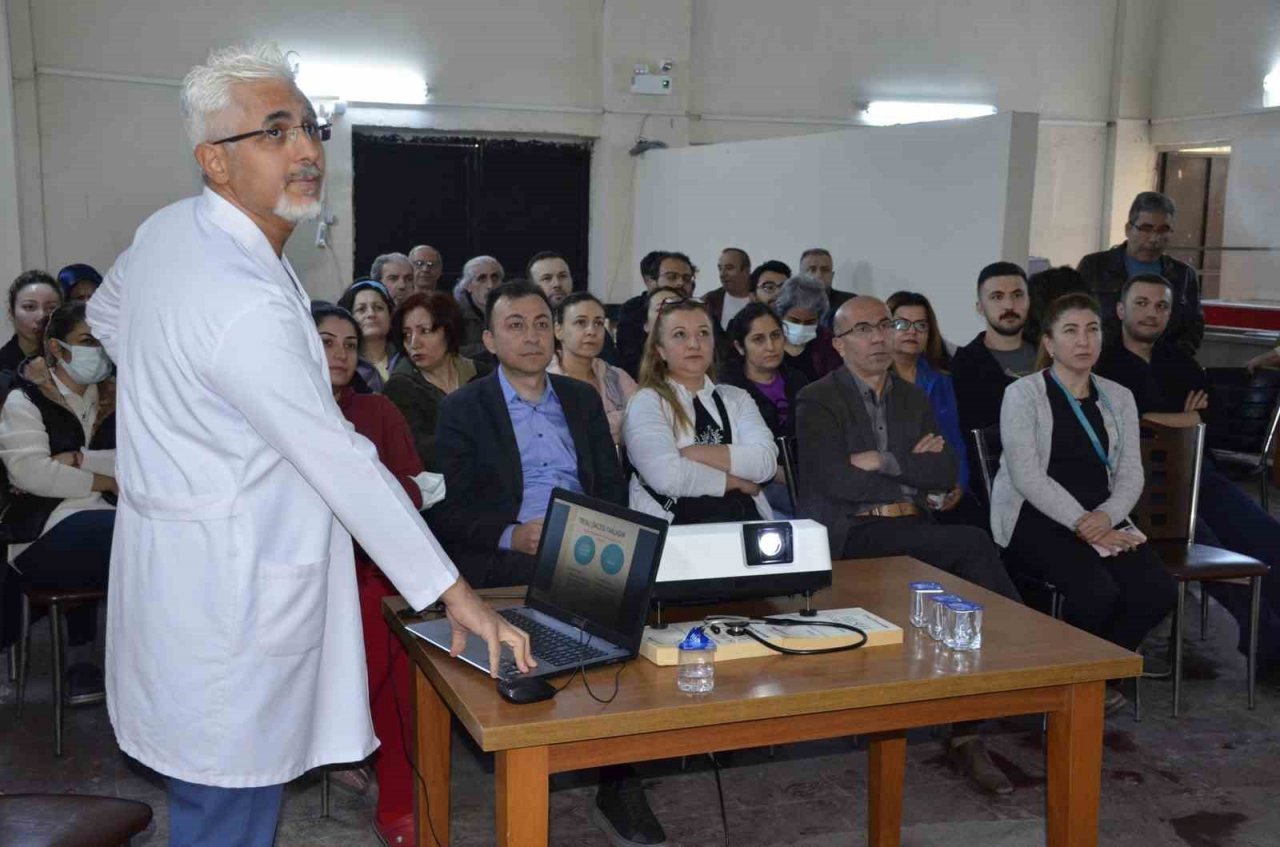 Aydın Devlet Hastanesi’nde himzet içi eğitimler sürüyor