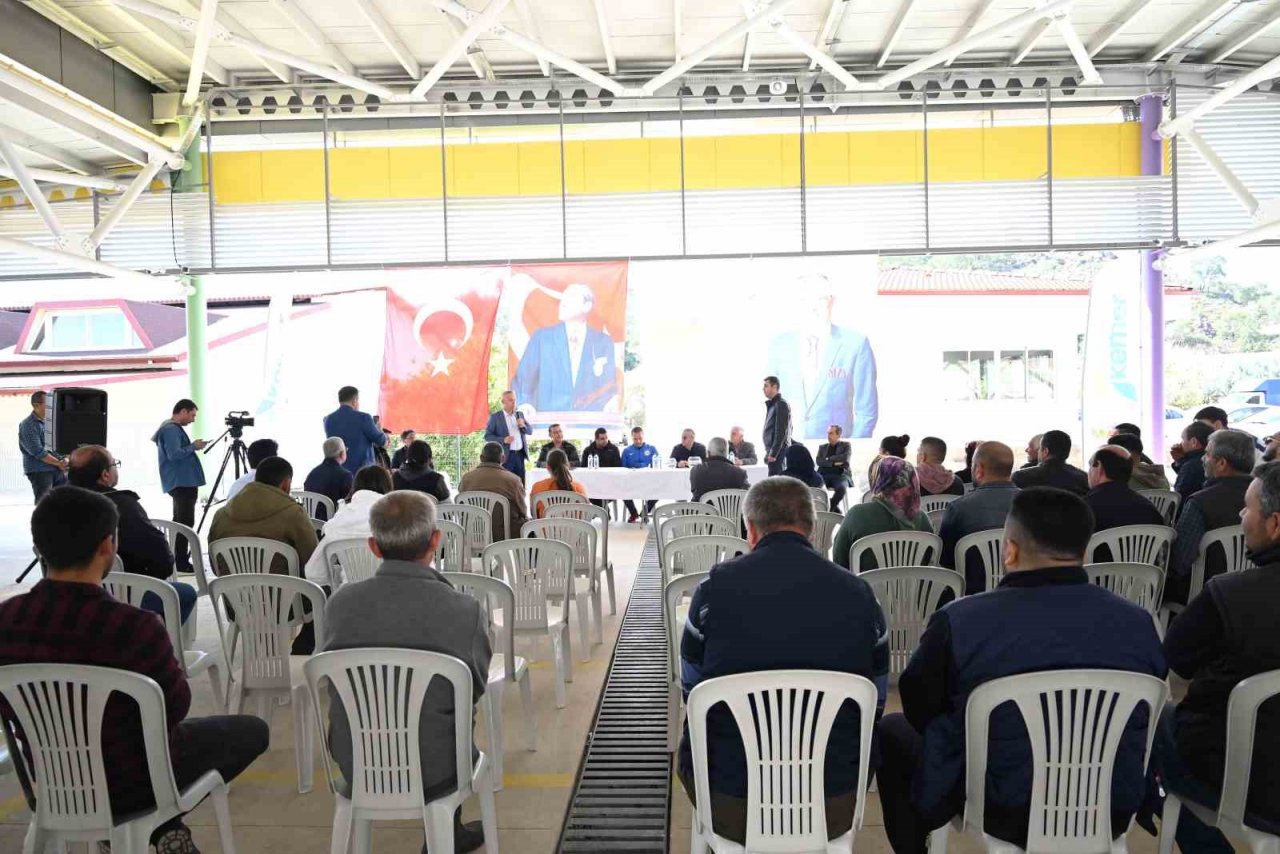 Çamyuva kapalı pazar yerinin kuraları çekildi