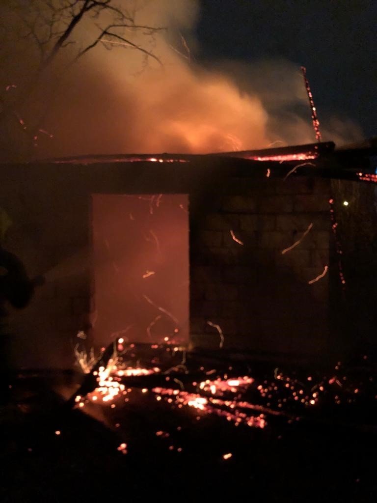 Erzincan’da ahır yangını