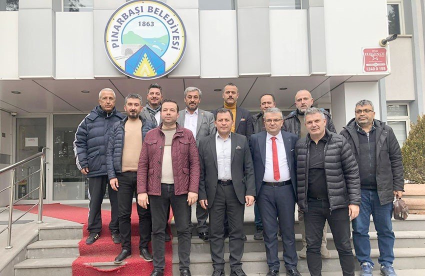 Kabakcı ve Önal, Pınarbaşı Stadı’nı inceledi