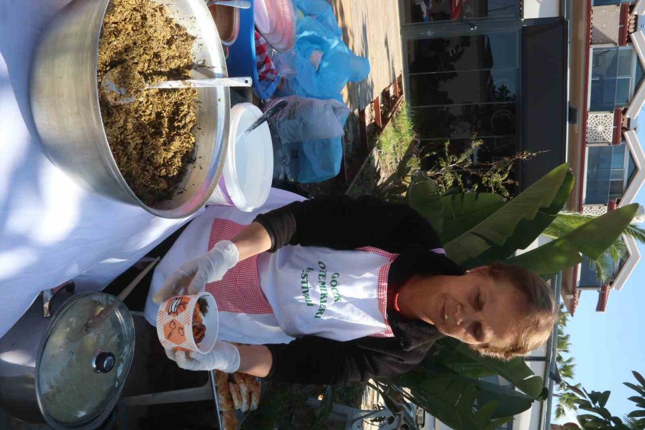 Göcek’te ot yemekleri festivaline ilgi yoğun oldu