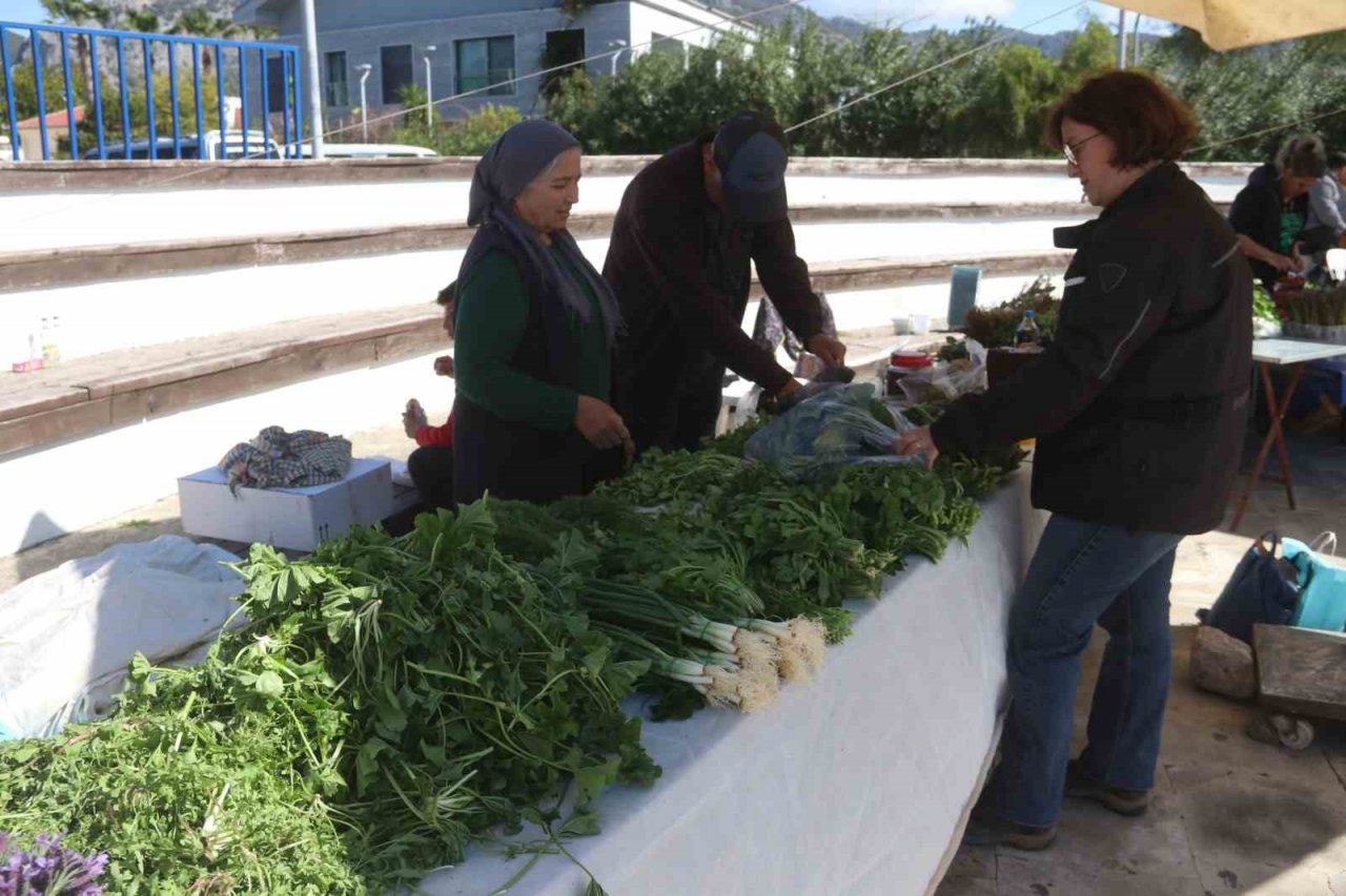 Göcek’te ot yemekleri festivaline ilgi yoğun oldu