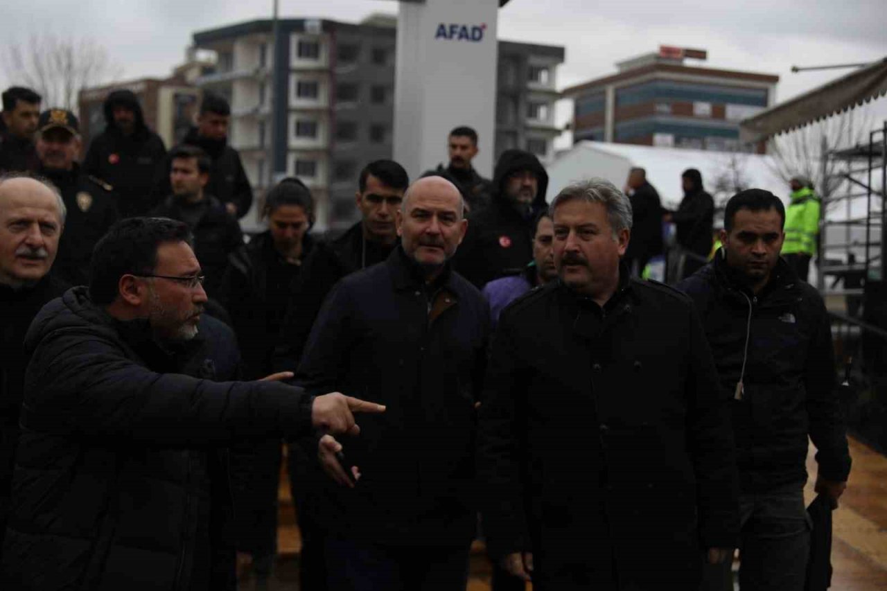 Başkan Palancıoğlu, Bakan Soylu ile Çarşıda İnceleme Yaptı